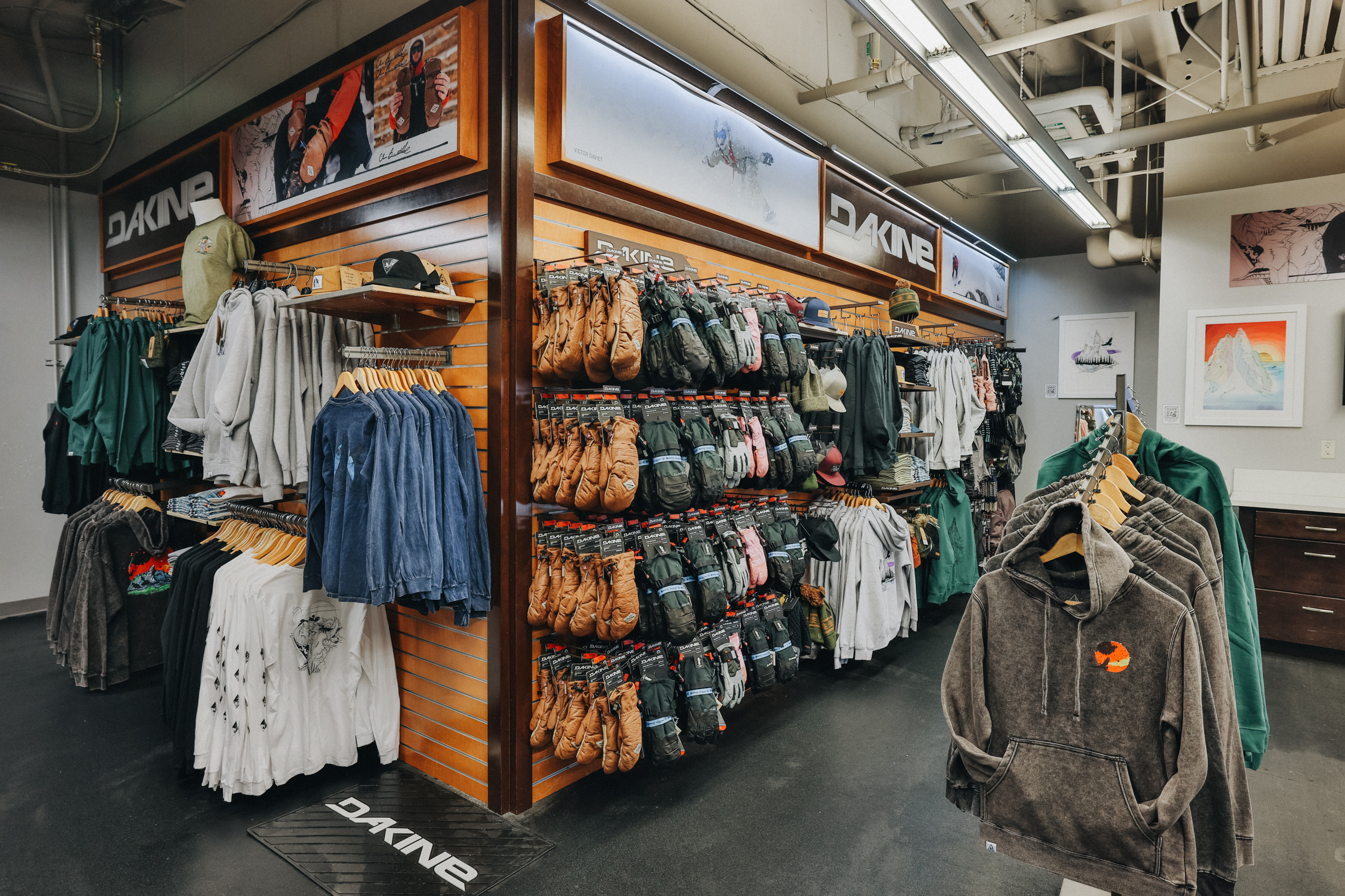 Mammoth Mountain retail shop, internal view
